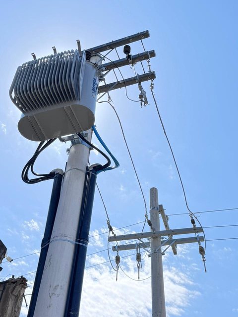 Subestação aérea atendida pela LA Services