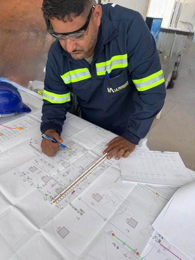 Projeto elétrico detalhado pela LA Services